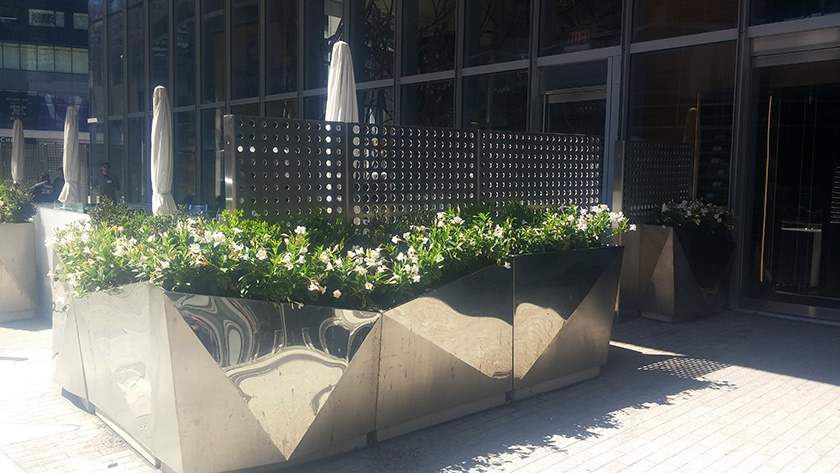 Wind Screens, Aria Restaurant