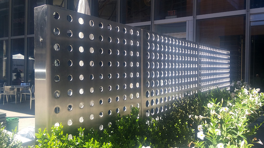 Wind Screens, Aria Restaurant