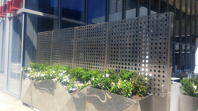 Wind Screens, Aria Restaurant