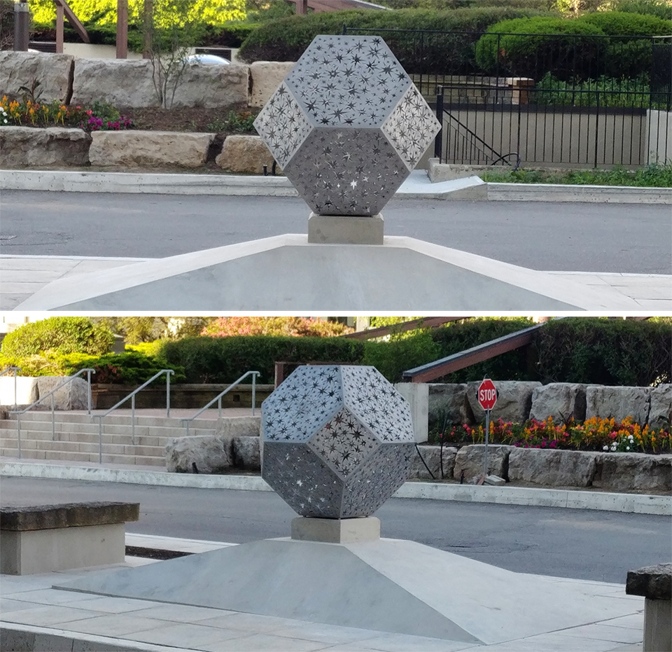 Bamburgh Circle Light Feature