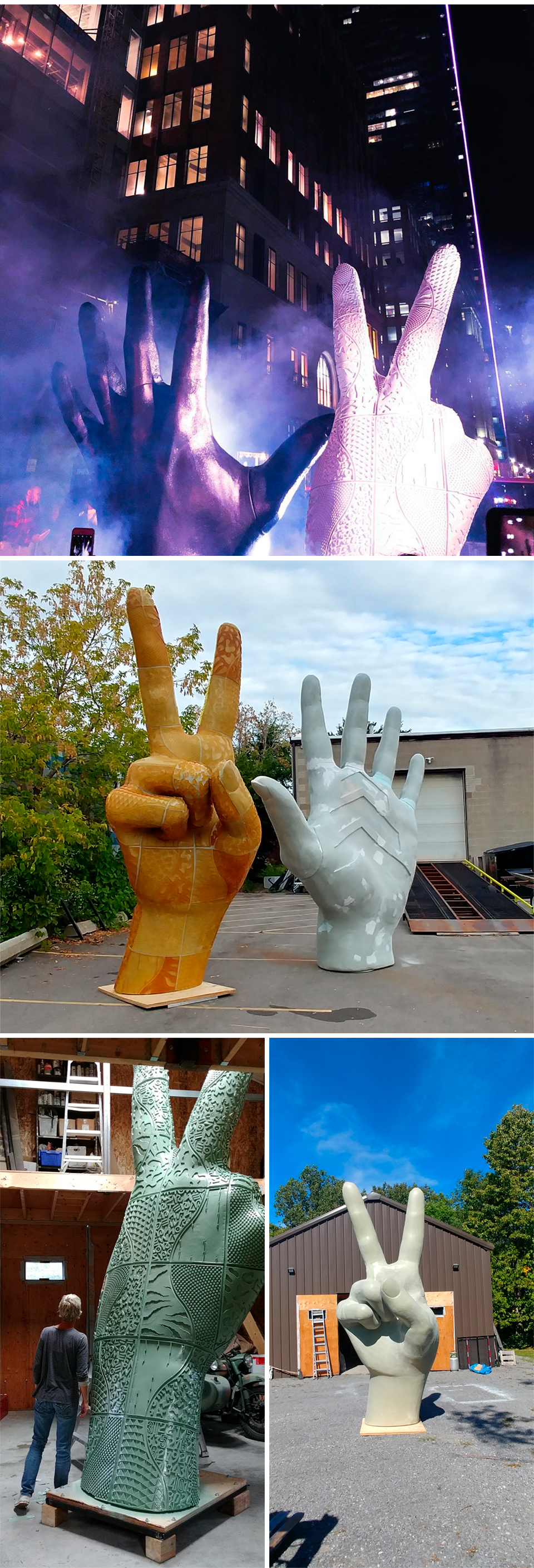 18-foot installation marking Toronto Raptors' 25th anniversary